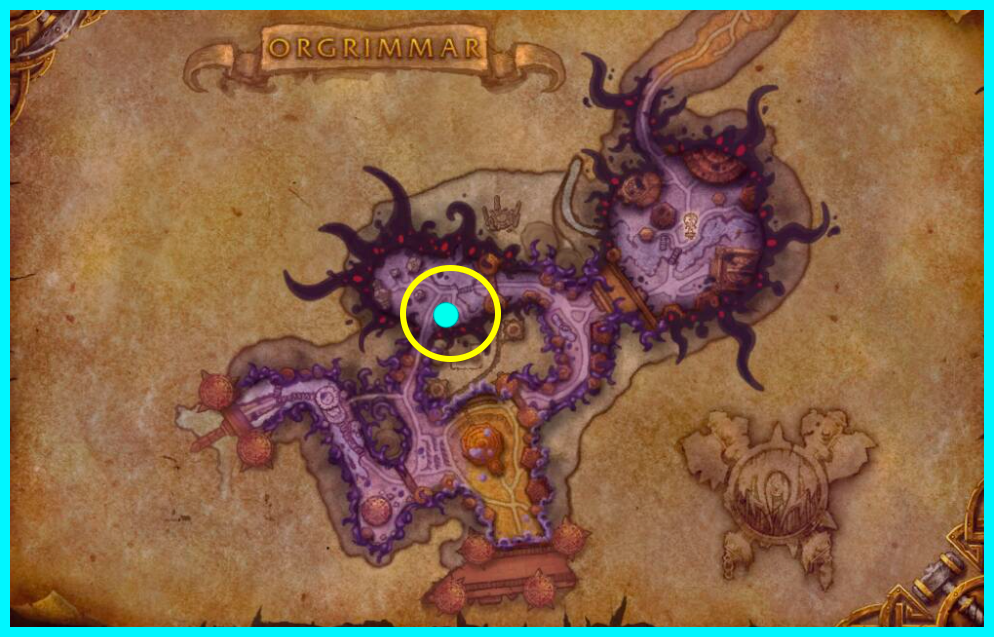 Localización de las barras en Orgrimmar